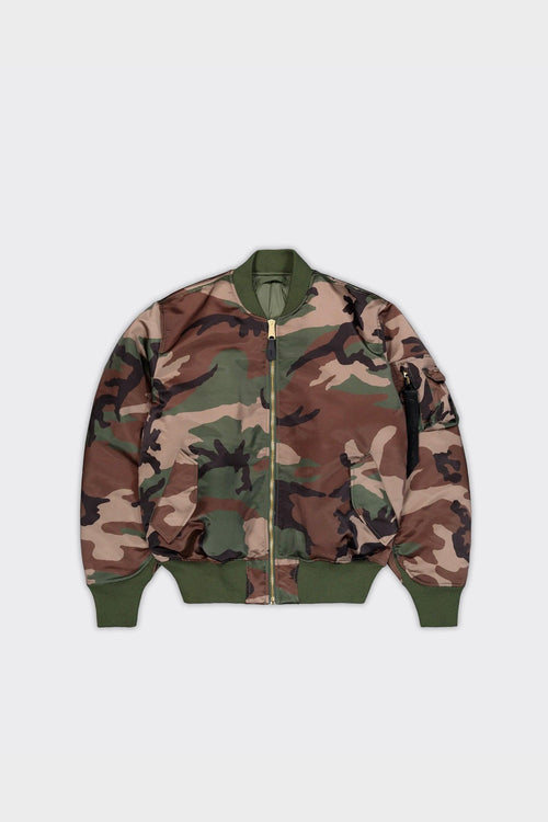 Bomber MA-1 Ultra Violet Flight Primaloft Wdl Camo 65