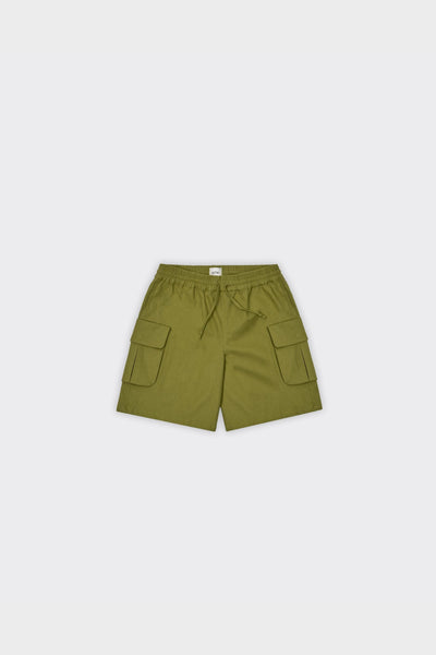 Shorts Linen Cargo Verdi