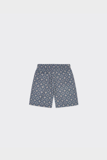 Shorts Harry Arabesque Aop Blue Fog - 4