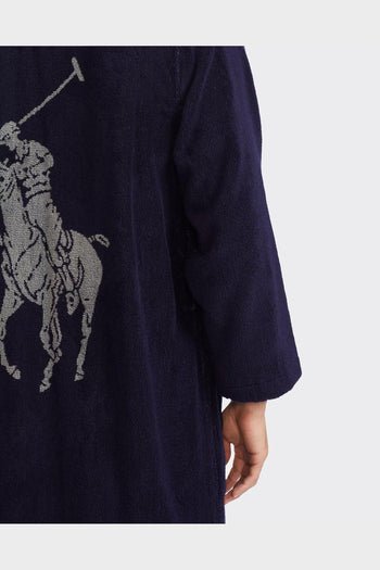 Accappatoio Robe Big Logo Blu - 3