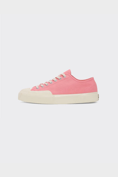 Sneakers 2432 Works Low Cut Cotton Canvas Pink/Off White