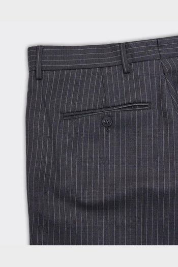 Pantalone Theo Pinstriped Grigio - 4
