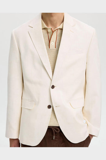 Blazer Rafa Linen Blend Egret - 4
