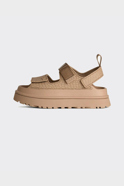 Sandali W Goldenglow Embossed Mustard Seed