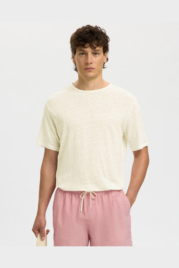 T-Shirt Bet Linen Egret - 2