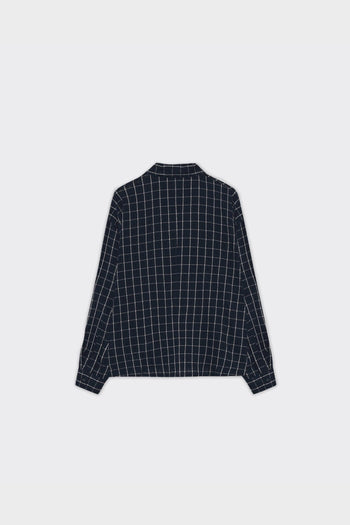 Camicia Maza Check Navy Blue - 5