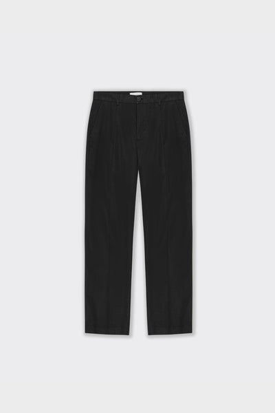 Pantalone Reece Pleated Twill Suit Nero