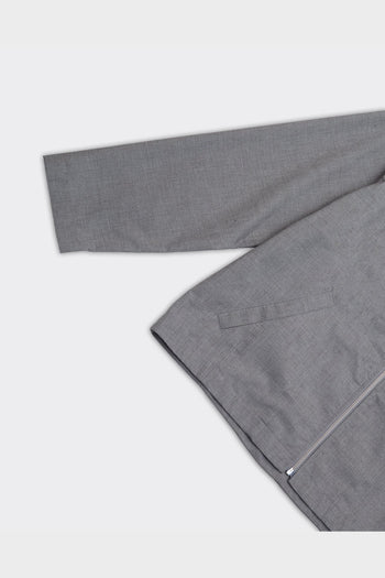 Camicia Zip Up Grigia - 4