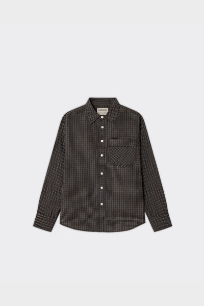 Camicia Beck Snap Checks Marrone