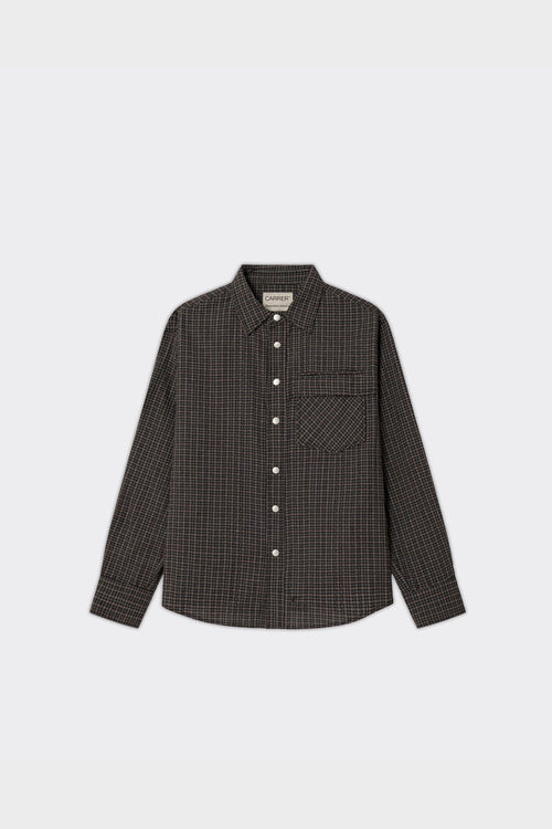 Camicia Beck Snap Checks Marrone