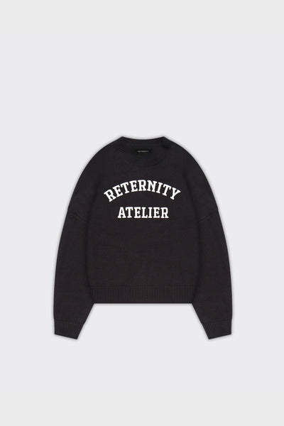 Maglione Knit Événie Logo Nero