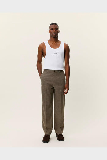 Pantaloni Randall Melange Suit Teak Brown - 2