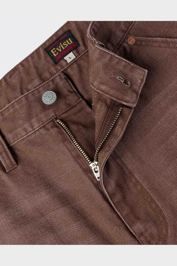 Jeans Heavy Washed And Distressed Daicock Marroni - 4