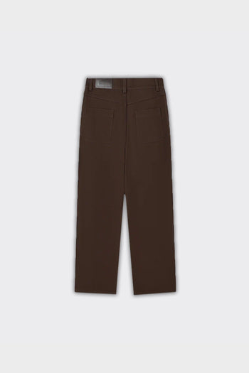 Pantalone Straight Wide Cercs Marrone - 3