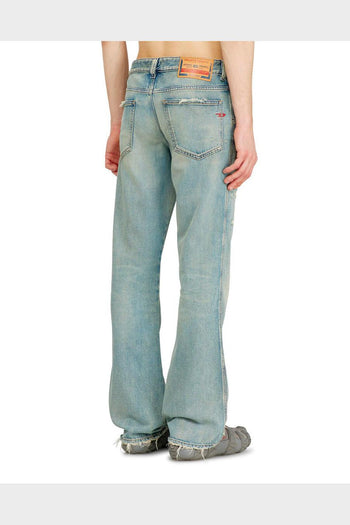 Jeans 1998 D-Buck Denim Washed Blu - 4
