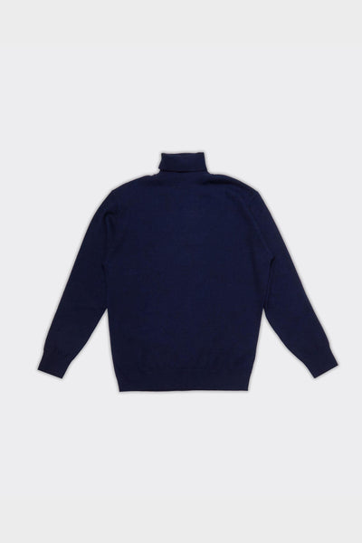 Maglia High Neck Blue Navy