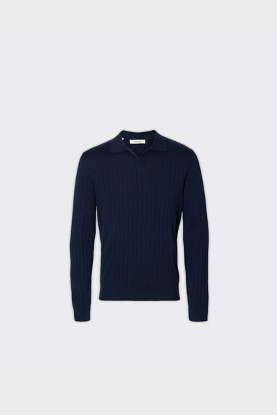 Polo Ls Torino Knit Navy Blazer