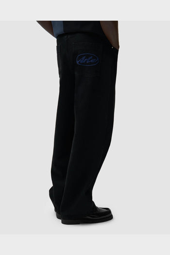 Jeans Circle Logo Pocket Denim Neri - 4