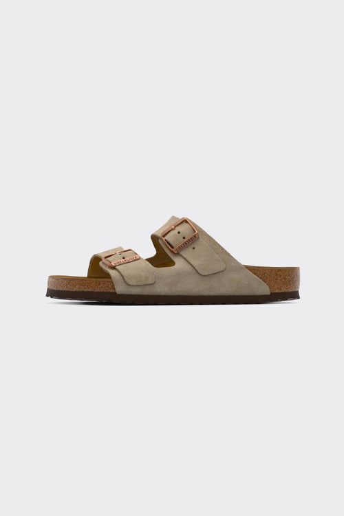 Ciabatta Arizona Suede Leather Taupe