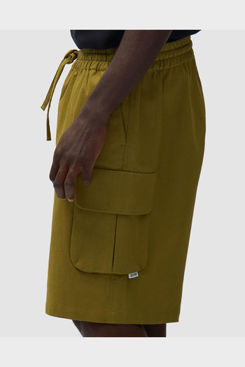 Shorts Linen Cargo Verdi - 4