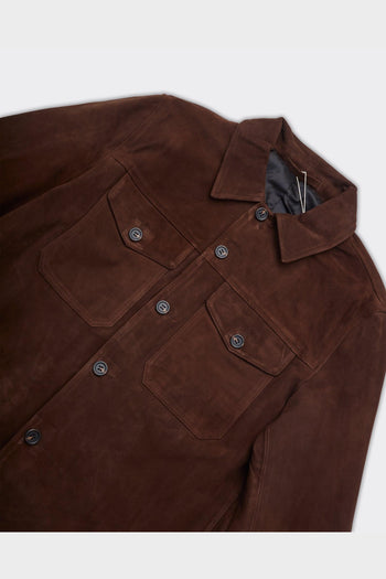 Giacca Thom Suede Overshirt Demitasse - 2