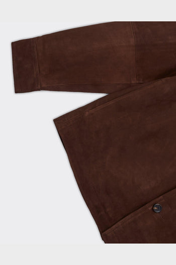 Giacca Thom Suede Overshirt Demitasse - 4