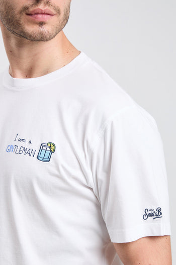 3512 T-shirt "I am a GINtleman" bianca - 2