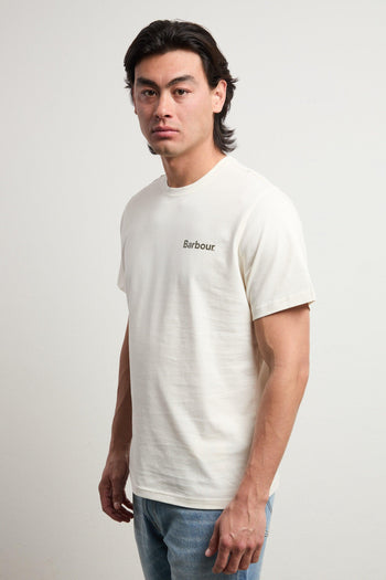 3089 T-shirt panna con stampa - 6