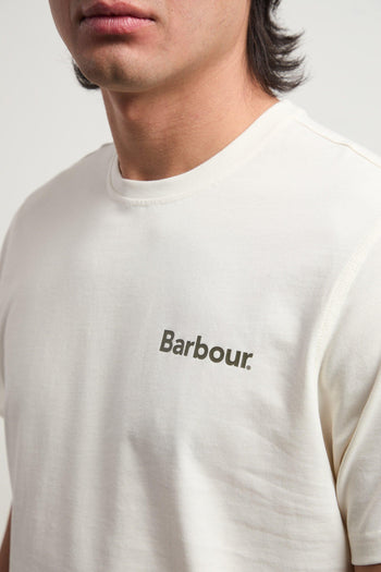 3089 T-shirt panna con stampa - 2