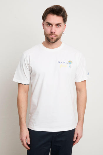 3513 T-shirt "Gin tonic, please!" bianca - 2