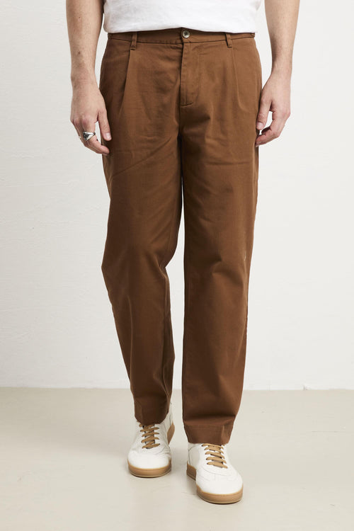 3405 Pantalone canvas cannella