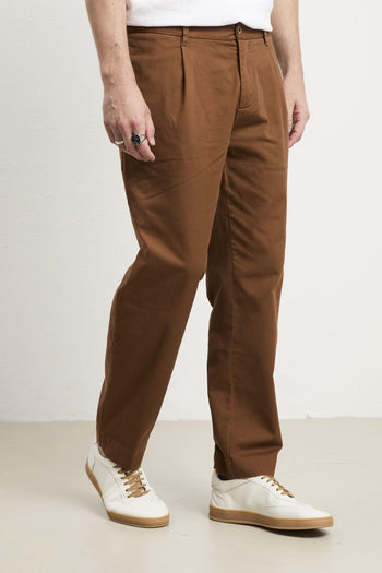 3405 Pantalone canvas cannella - 3