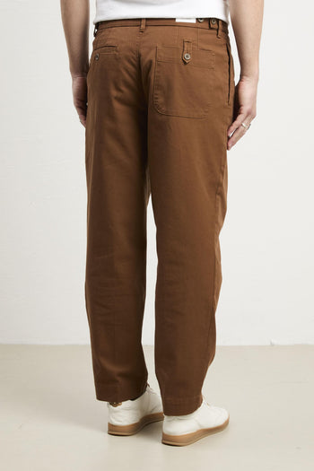 3405 Pantalone canvas cannella - 2