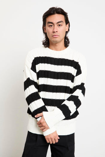 2450 Maglia righe girocollo - 2