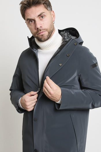 2604 Rubber Parka grigio - 10