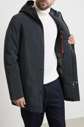 2604 Rubber Parka grigio - 11