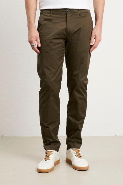 36 - 3364 Pantalone Leni slim verde
