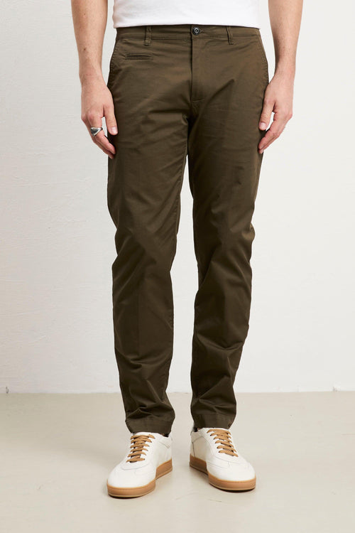 36 - 3364 Pantalone Leni slim verde
