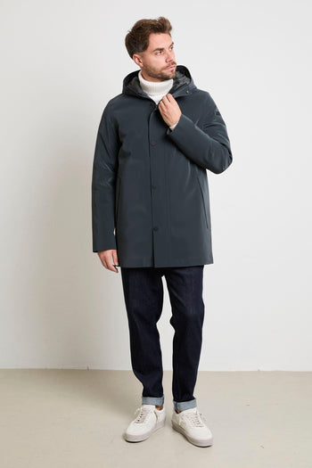 2604 Rubber Parka grigio - 3