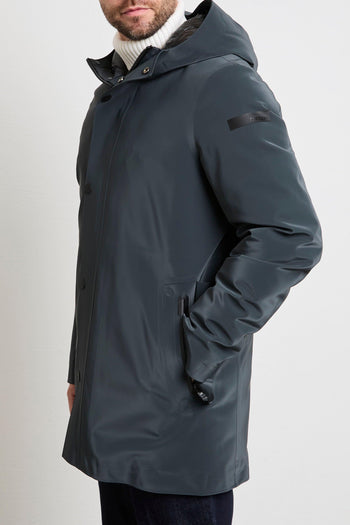 2604 Rubber Parka grigio - 4