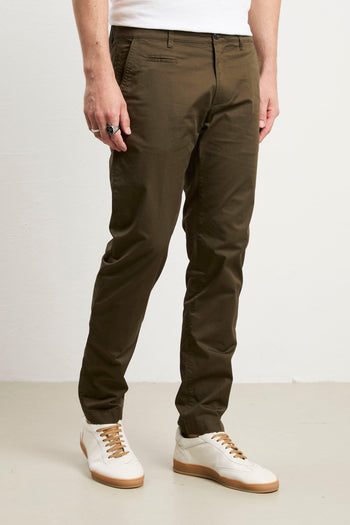 36 - 3364 Pantalone Leni slim verde - 4