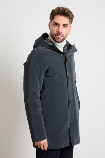 2604 Rubber Parka grigio - 5