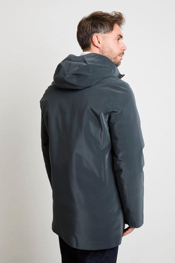 2604 Rubber Parka grigio - 7