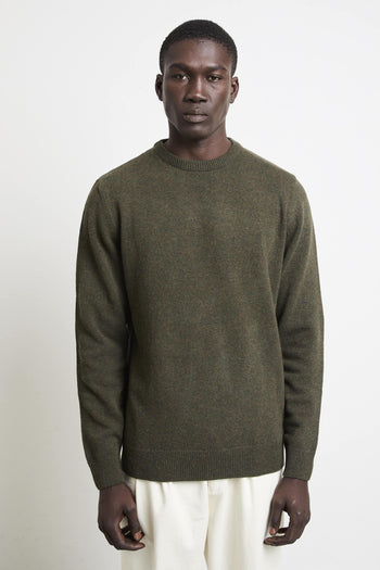 2194 Maglione verde girocollo - 8