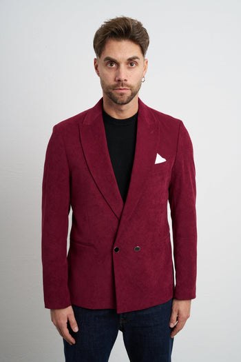2491 Giacca bordeaux doppiopetto - 2