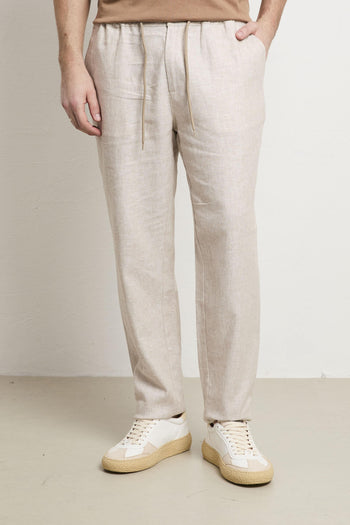 3414 Pantalone Orzo sabbia - 2