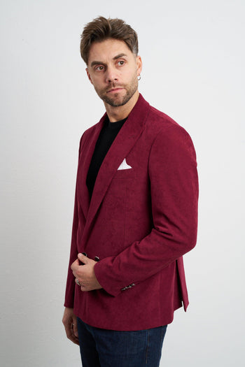 2491 Giacca bordeaux doppiopetto - 6