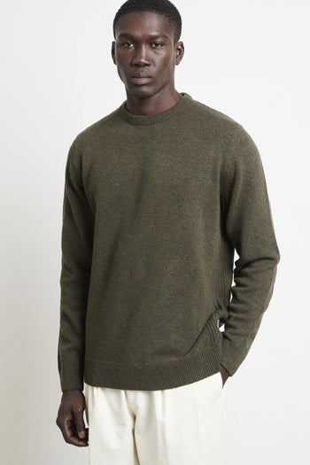 2194 Maglione verde girocollo - 7