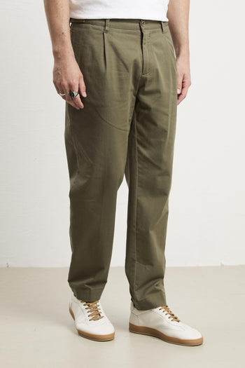 3404 Pantalone canvas verde - 4