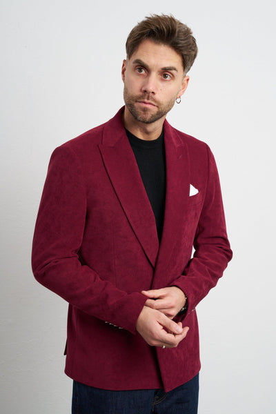 2491 Giacca bordeaux doppiopetto